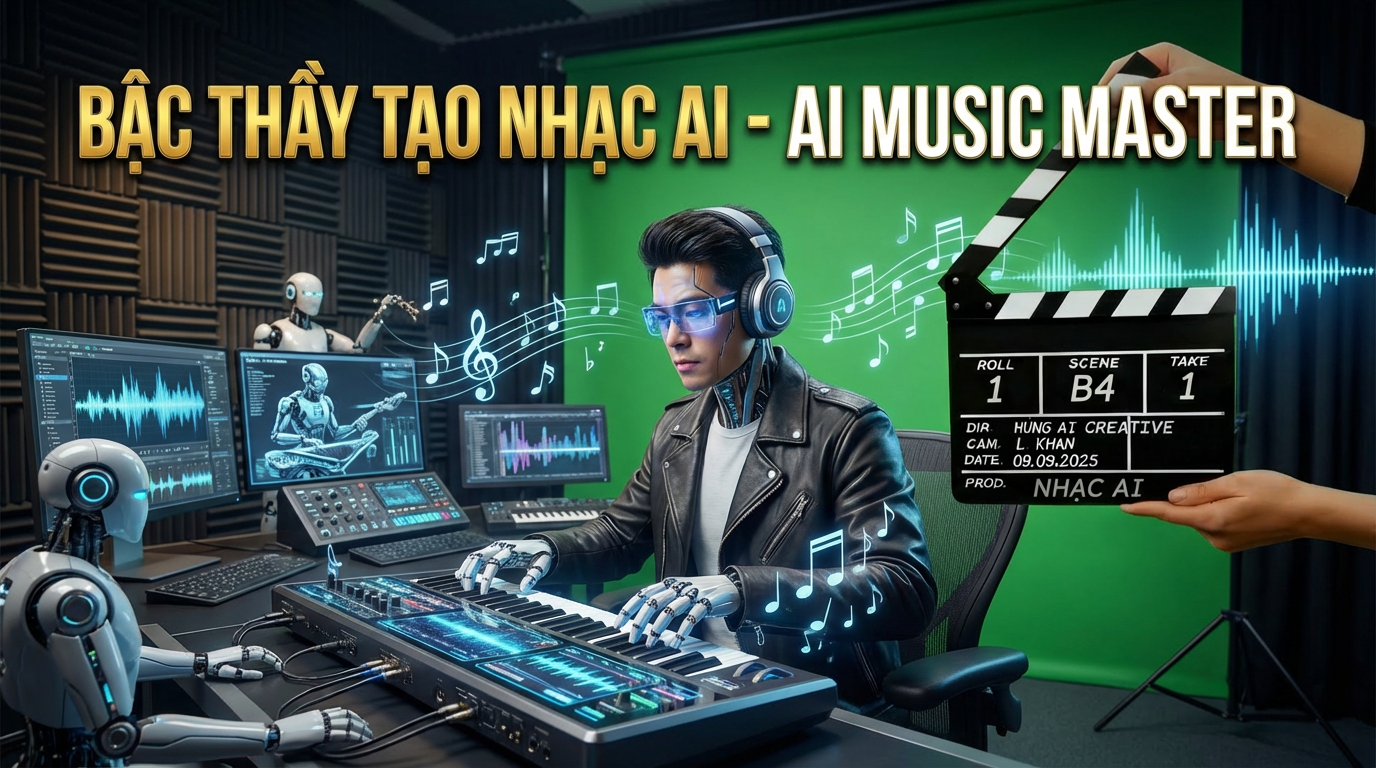 BẬC THẦY TẠO NHẠC AI - AI MUSIC MASTERC