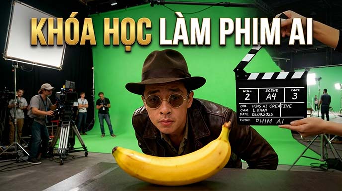 KHÓA HỌC LÀM PHIM NÂNG CAO - AI FILM MAKING PRO